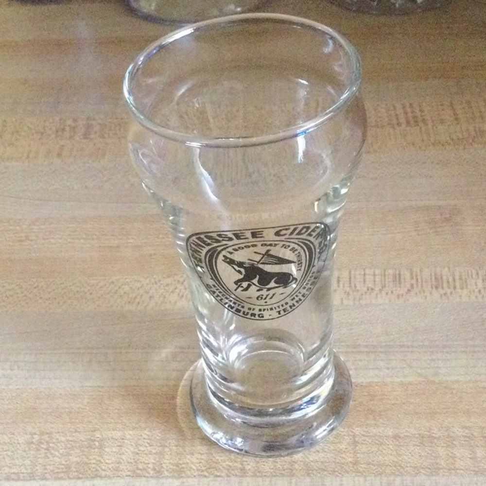 Vintage Tennessee cider Co. Glass